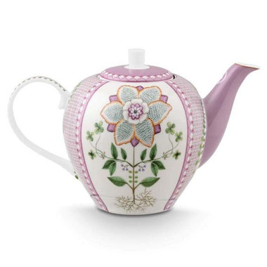Pip Studio Lily & Lotus Tiles 1.6L Teapot - Lilac